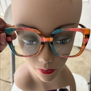 Multi Colored Fashion Glasses